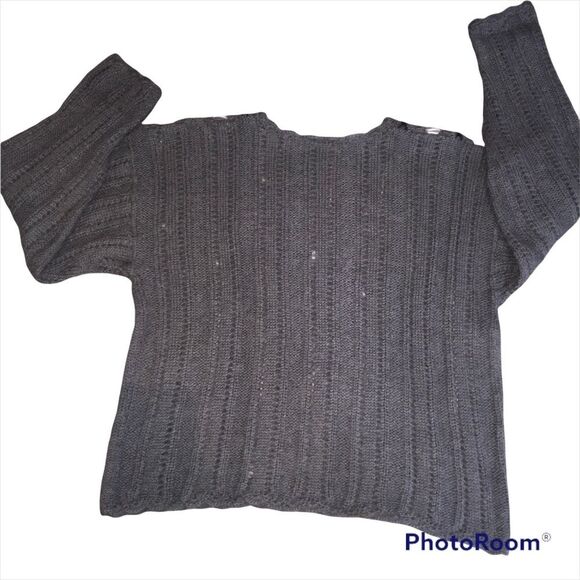 Vintage Pasta 50% Mohair Sweater Sz L Pullover Crew Neck Warm Cozy - Picture 8 of 9